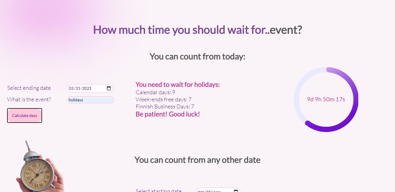 How much time